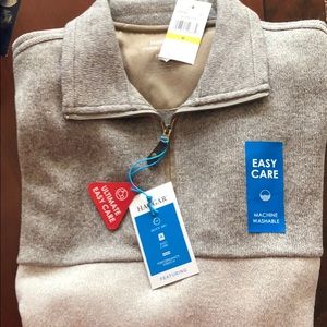 NEW! Quarter zip long-sleeve sweater